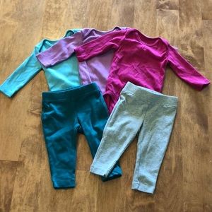 Primary.com Onesie and Leggings Lot